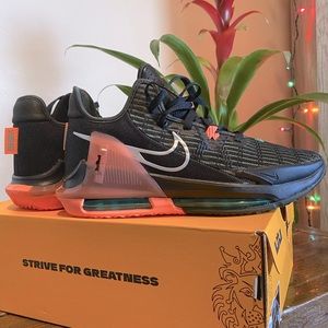 Nike/Lebron James/Witness 6/ men’s SZ 7.5 Black, coral, sequoia, crimson pulse!